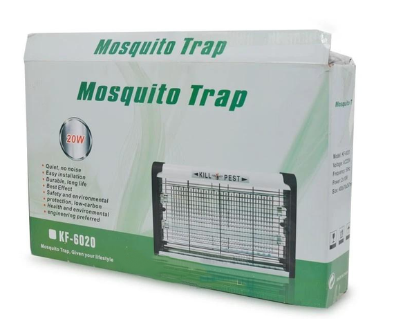 Лампа Ловушка от Комаров Светодиодная Mosquito Trap KF-6020 Уничтожитель Комаров | Зображення 3
