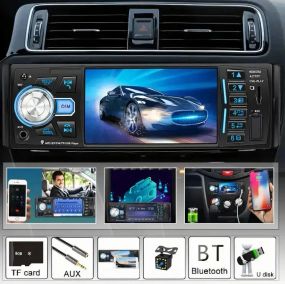 Автомагнитола 4026 BT Touch с экраном 4.1" ISO 1Din MP5 Bluetooth USB FM microSD