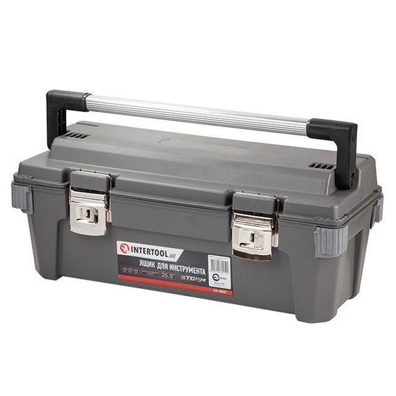 Ящик для інструментів з металевими замками 25.5" 650*275*265 мм INTERTOOL BX-6025