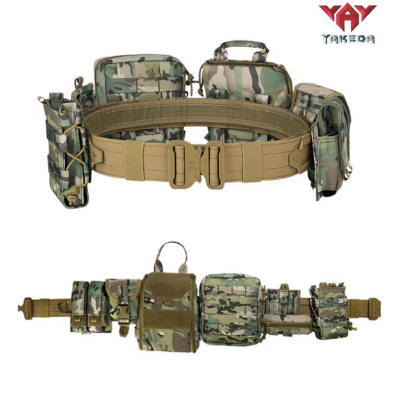 Розвантажуючий  бойовий Пояс Yakeda 2.0   + 6 підсумків  мультикам