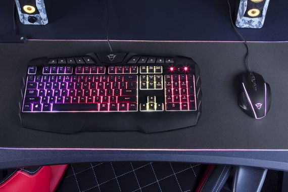 Клавиатура Trust GXT881 ODYSS SEMI-MECH USB Black (24303_TRUST) | Зображення 1