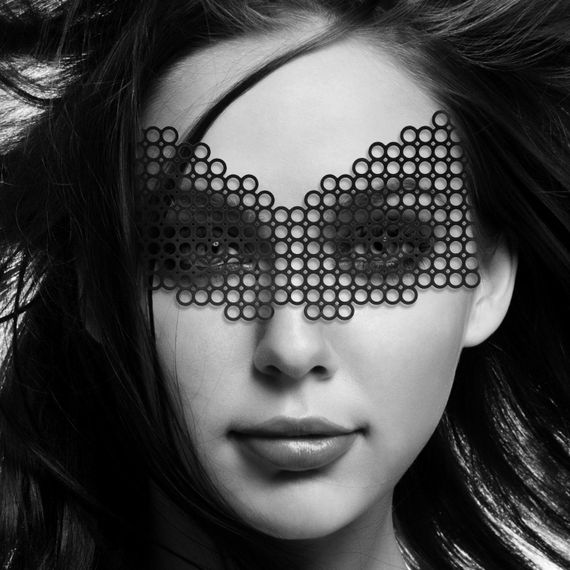 Маска на обличчя Bijoux Indiscrets - Erika Mask, вінілова, клейове кріплення, без зав'язок | Зображення 1