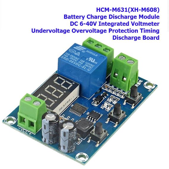 Модуль управления зарядом-разрядом аккумулятора xh-m608(M631)