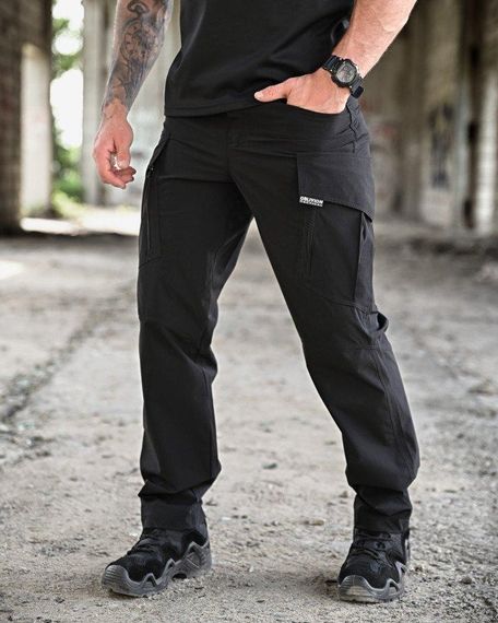 Стрейчові літні тактичні штани OBLIVION black ДЛ7352