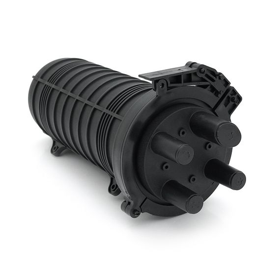 Муфта оптична Merlion ML-OP-F102H-96C, герметична, 4 введення, до 4-х касет, до 96 зварок, матеріал PP | Зображення 1