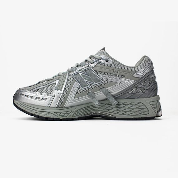 Демісезонні кросівки New Balance шкіра,текстиль колір срібний/металік