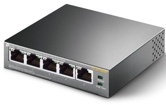 Коммутатор TP-LINK TL-SF1005P 5xFE/4xPoE 56W неуправляемый (TL-SF1005P) | Зображення 3