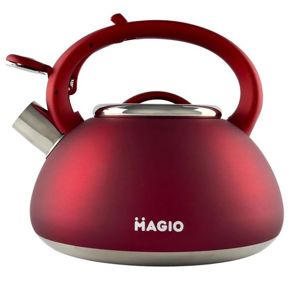 Чайник Magio MG-1193 3 л зі свистком, маленький чайник для газової плити, металевий чайник | Зображення 2