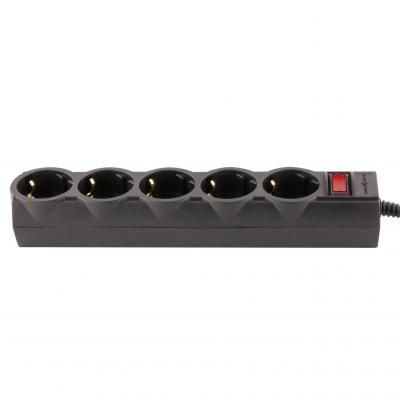 Сетевой фильтр питания LogicPower LP-X5 PREMIUM, 3m black (9584) (9584) | Зображення 1