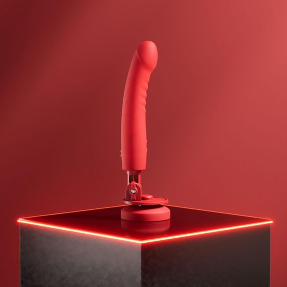 Смарт-міні секс-машина Lovense Mission 2 Vibrating suction cup dildo, 6500 вібрацій/хв, Touch Sense Sex Aura | Зображення 8