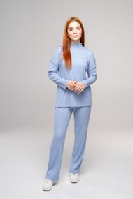 Костюм лапша жіночий блакитного кольору, M