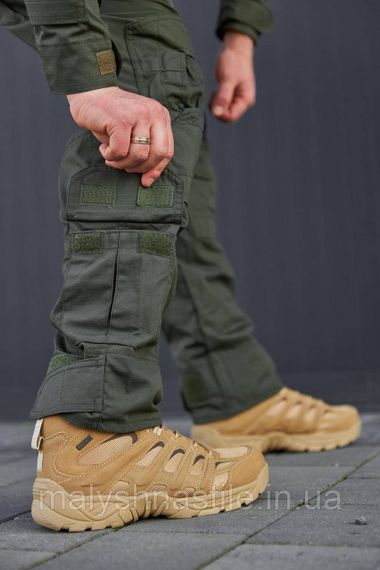 Тактичні штани з наколінниками+ FLEX вставки, олива | Зображення 6