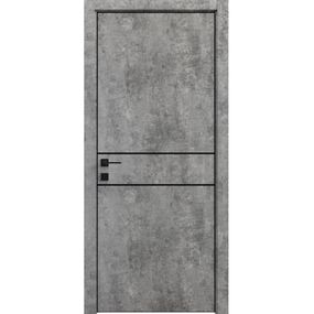 Двері міжкімнатні Rodos MODERN Flat-01 INSIDE мрамор сірий