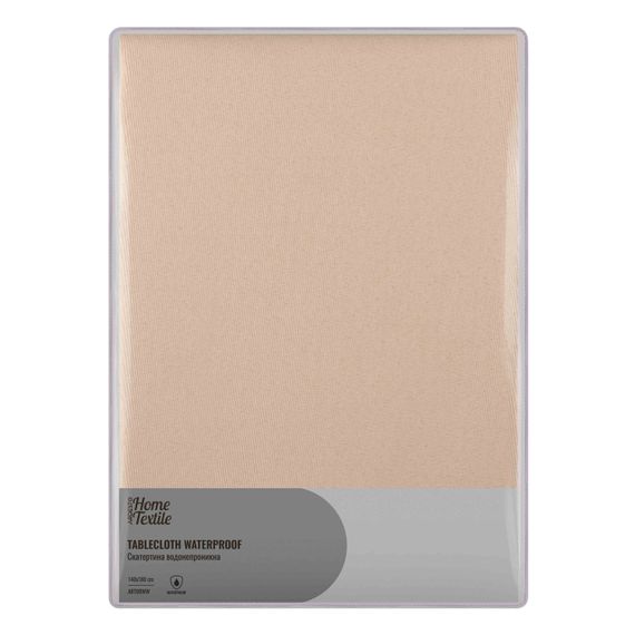 Скатертина ARDESTO Waterproof 140х180см, 100% поліестер, айворі (ART08WW)