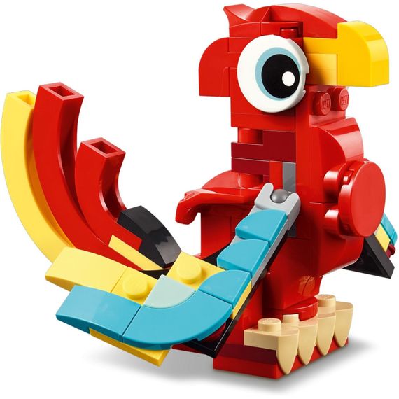 Конструктор LEGO Creator Червоний Дракон 149 деталей (31145) | Зображення 3