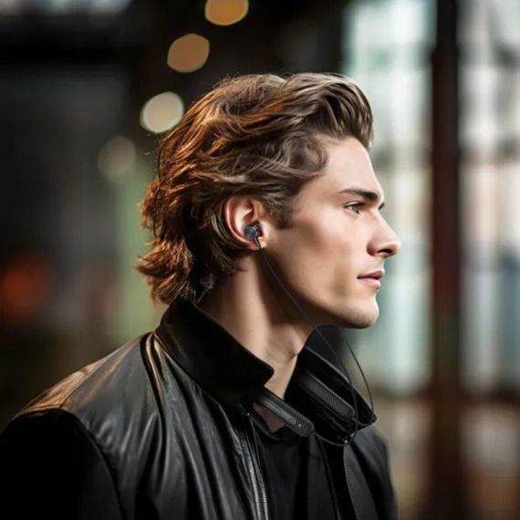 Беспроводные наушники HOCO ES70 Armour neck-mounted BT earphones Black | Зображення 3