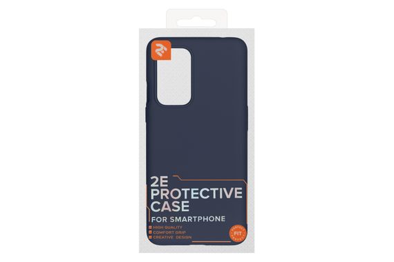 Чехол 2Е Basic для OnePlus 9 (LE2113), Solid Silicon, Midnight Blue (2E-OP-9-OCLS-BL) | Зображення 1