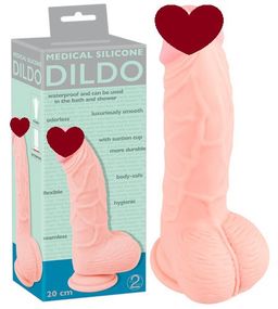 Фаллоимитатор на присоске ЛЮБИМЧИК (20 см) sexstyle