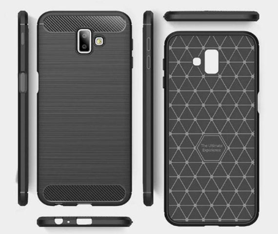 Противоударный бампер PRIMO Carbon Fiber Series для Samsung J6 Plus 2018 (SM-J610) - Black | Зображення 2
