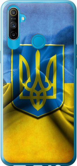 Чехол на Realme C3 Флаг и герб Украины 1 "375u-1889-17620"