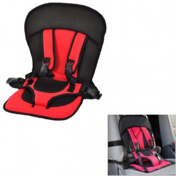 Детское бескаркасное автокресло Multi Function Car Cushion до 12 лет. KW-842 Цвет: красный | Зображення 8