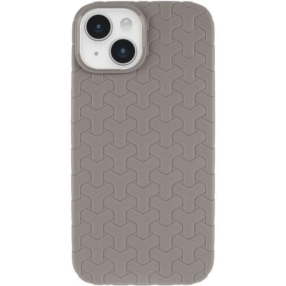 Чохол TPU Weaving для Apple iPhone 15 (6.1") Grey | Зображення 1