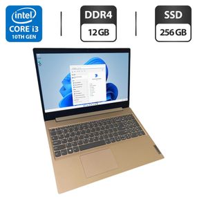 Ультрабук Lenovo IdeaPad 3 15IIL05 / 15.6" (1920x1080) IPS / Intel Core i3-1005G1 (2 (4) ядра по 1.2 - 3.4 GHz) / 12 GB DDR4 / 256 GB SSD / Intel UHD Graphics / WebCam б/у