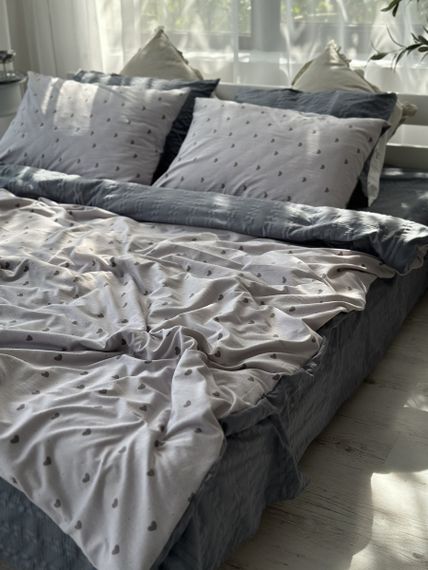 Постельное белье евро Dushka Home Муслин 41047 200х220 см | Зображення 3