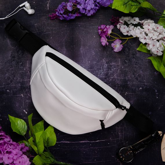 Сумка на пояс бананка Sambag Marina MSG біла 24 х 15 х 8 см (85151008) | Зображення 1