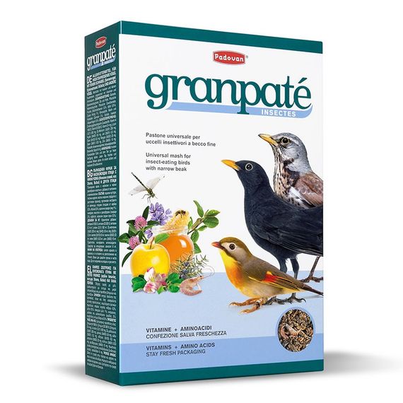Padovan Granpatee Insectes корм для комахоїдних птахів 1 кг