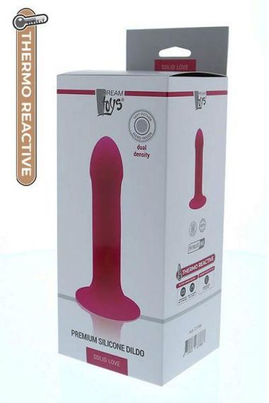 Термоактивний фалоімітатор SOLID LOVE 7INCH PINK, 16х4см | Зображення 1