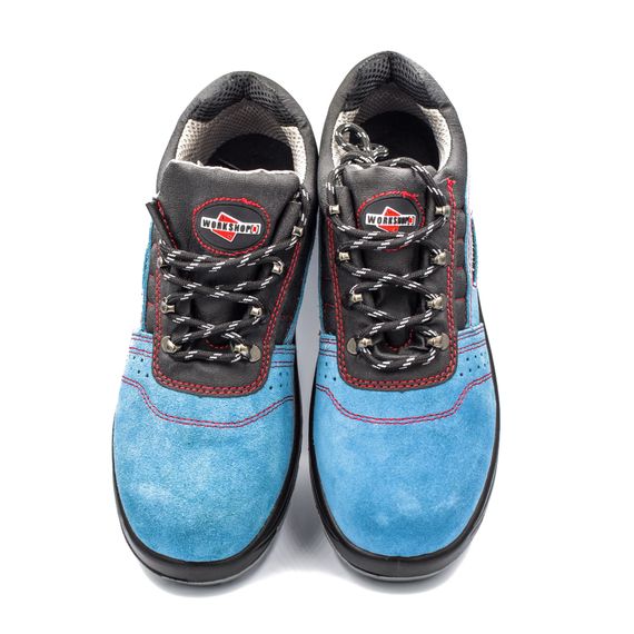 Кросівки захисні Workshop[R], S1P, комп.носок, мет.пластина, сині, пара, р.43 | Зображення 1