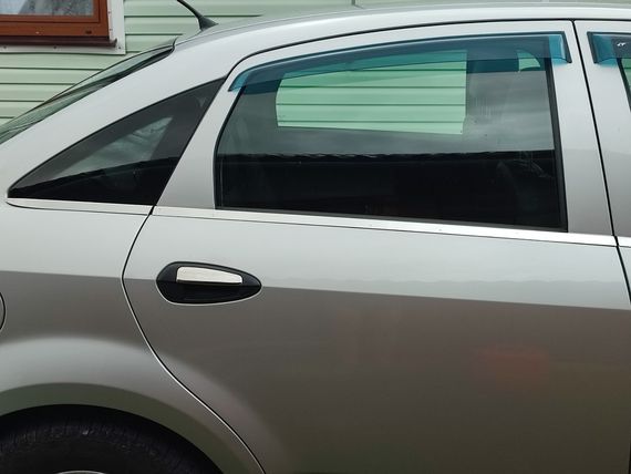 Накладки на ручки (4 шт, нерж) Carmos - Турецька сталь для Fiat Linea 2006-2018 рр | Зображення 4