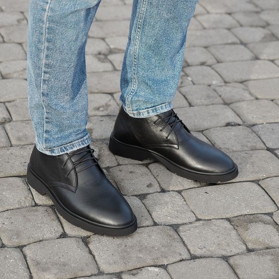 Молодежные мужские ботинки 40 41 42 43 44 45 размер, ботинки утепленные мехом | Зображення 6