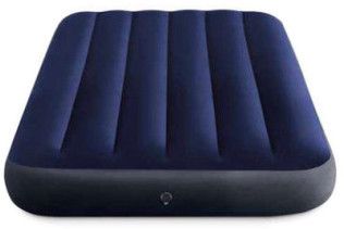 Надувной матрас одноместный 99x191x25 см Classic Downy Bed Intex 64757 | Зображення 1
