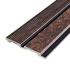 Рейка декоративна PS 2900х120х12мм Мідний із золотими вкрапленнями SW-00001747