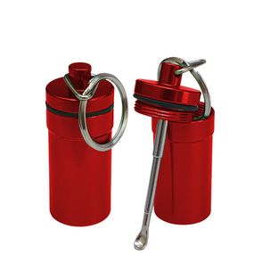Брелок - Контейнер С Ложкой "Container Keychain Red"