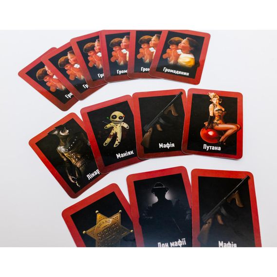 Настольная игра Мафия карты  FGS31 | Зображення 2