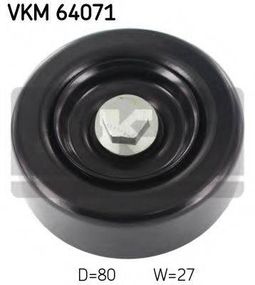 Натяжний ролик, поліклінового ременя (Вир-во SKF) SKF VKM64071 на KIA SEDONA Mk II (VQ)