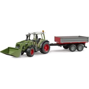 Спецтехника Bruder Трактор Fendt Vario 211 с передним погрузчиком и прицепом (02182)