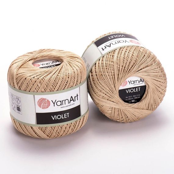 Пряжа YarnArt Violet номер кольору 4660 бавовна пряжа ярнарт віолет