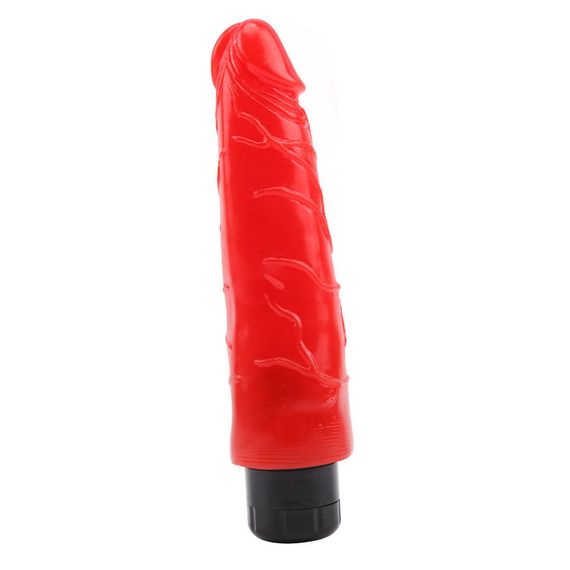 Вібратор реалістичний на батарейках Chisa Hotstorm Devilish X2, червоний Sex Aura | Зображення 3