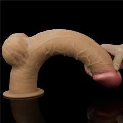 Фалоімітатор - Dual-Layered Handle Cock 12.5" Flesh Sex Aura | Зображення 2