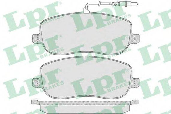 Колодка гальм. диск. CITROEN C8, PEUGEOT 807 передн. (вир-во LPR) LPR 05P831 на FIAT SCUDO Combinato (220P)