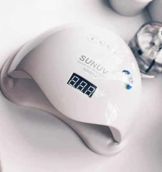 Професійна настільна лампа для манікюру та педикюру UV Lamp Sun-5 48 W лампа для сушіння гель лаку нігтів | Зображення 7