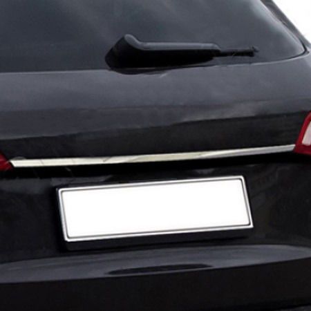 Планка над номером (sedan, нерж.) Carmos - Турецька сталь для Ауди A4 B9 2015-2024 рр