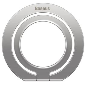 Тримач для телефону Baseus Halo Series Foldable Metal Ring (Single ring) (SUCH00001) Silver