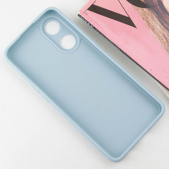 Силіконовий чохол Candy Full Camera для Oppo Reno 8 T 4G Сірий / Smoky Gray | Зображення 2