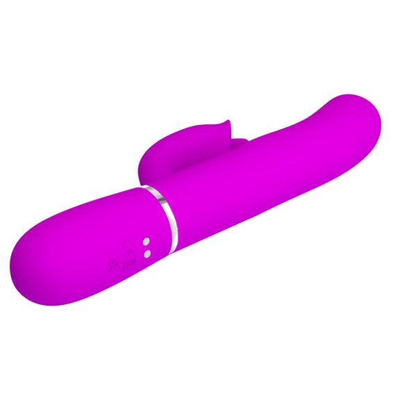 Пульсатор із кліторальним стимулятором серії Pretty Love - Gigi Purple 7 thumping functions 7 licking modes, BW-500035 sexstyle | Зображення 7