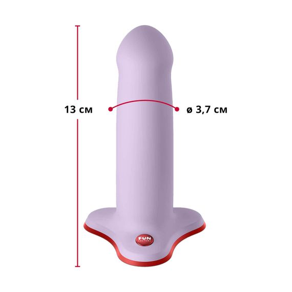 Фалоімітатор Fun Factory AMOR, бузковий, довжина 14,6 см, діаметр 3,7 см, вигнутий | Зображення 1